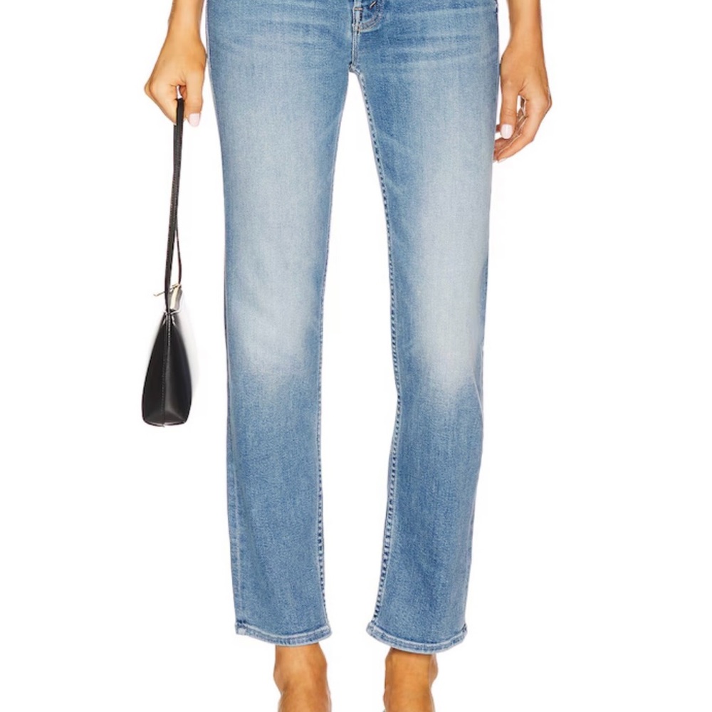 MOTHER Light Blue Straight-Leg Jeans TOMCAT Ankle Jeans Buttonfly (M-3) - Picture 16 of 16